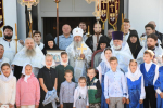 Литургия в храме Спаса Нерукотворного города Ельца