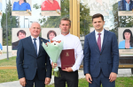 В Ельце открылась обновлённая Доска почёта «Трудовая слава»