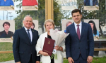 В Ельце открылась обновлённая Доска почёта «Трудовая слава»