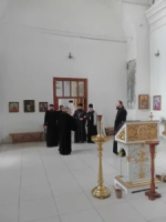 Владыка с рабочим визитом посетил храм Рождества Христова села Шовское