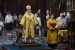 Владыка Максим возглавил Литургию в Вознесенском соборе
