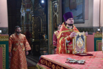 Божественная литургия в Вознесенском соборе