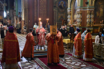 Божественная литургия в Вознесенском соборе