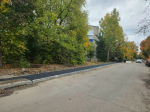 Завершается благоустройство тротуара по улице Концевой