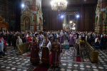 В праздник Воздвижения Креста Господня епископ Максим совершил Литургию в Вознесенском соборе