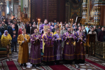 В праздник Воздвижения Креста Господня епископ Максим совершил Литургию в Вознесенском соборе