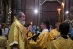 Божественная литургия в Вознесенском соборе
