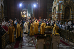 Божественная литургия в Вознесенском соборе
