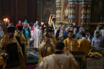 Божественная литургия в Вознесенском соборе