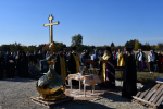 Епископ Максим совершил чин освящения накупольных крестов