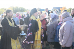 Епископ Максим совершил чин освящения накупольных крестов
