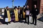 Епископ Максим совершил чин освящения накупольных крестов