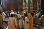 Божественная литургия в Вознесенском соборе