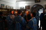 Всенощное бдение в храме Покрова Пресвятой Богородицы села Паниковец