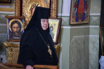 Литургия в Троицком епархиальном женском монастыре города Лебедяни