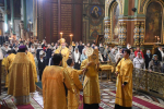 Божественная литургия в Вознесенском соборе в день 30-летия Православной гимназии