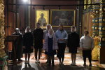Божественная литургия в Вознесенском соборе в день 30-летия Православной гимназии