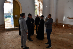 Епископ Максим совершил чин освящения накупольных крестов