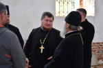 Епископ Максим совершил чин освящения накупольных крестов