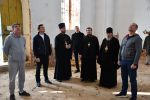 Епископ Максим совершил чин освящения накупольных крестов