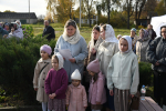 Епископ Максим совершил чин освящения накупольных крестов