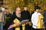 Епископ Максим совершил чин освящения накупольных крестов